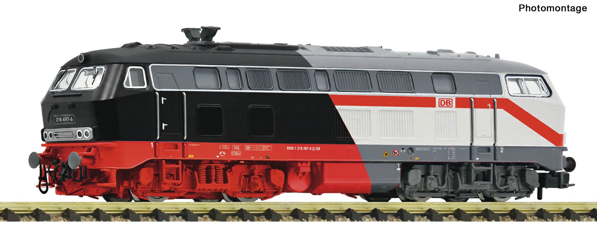 Fleischmann 7370045 - Diesellok 218 497-6, DBAG, Ep.VI, DC-Sound