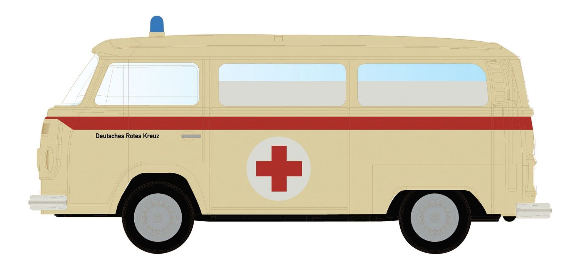 Minis LC3959 - VW T2 Bus Krankenwagen