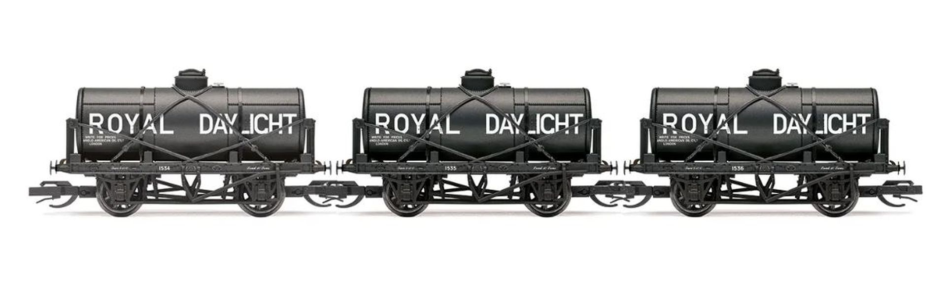 Hornby TT6046 - 3er Set Kesselwagen 12T 1534-1535-1536, Royal Daylight, Ep.I