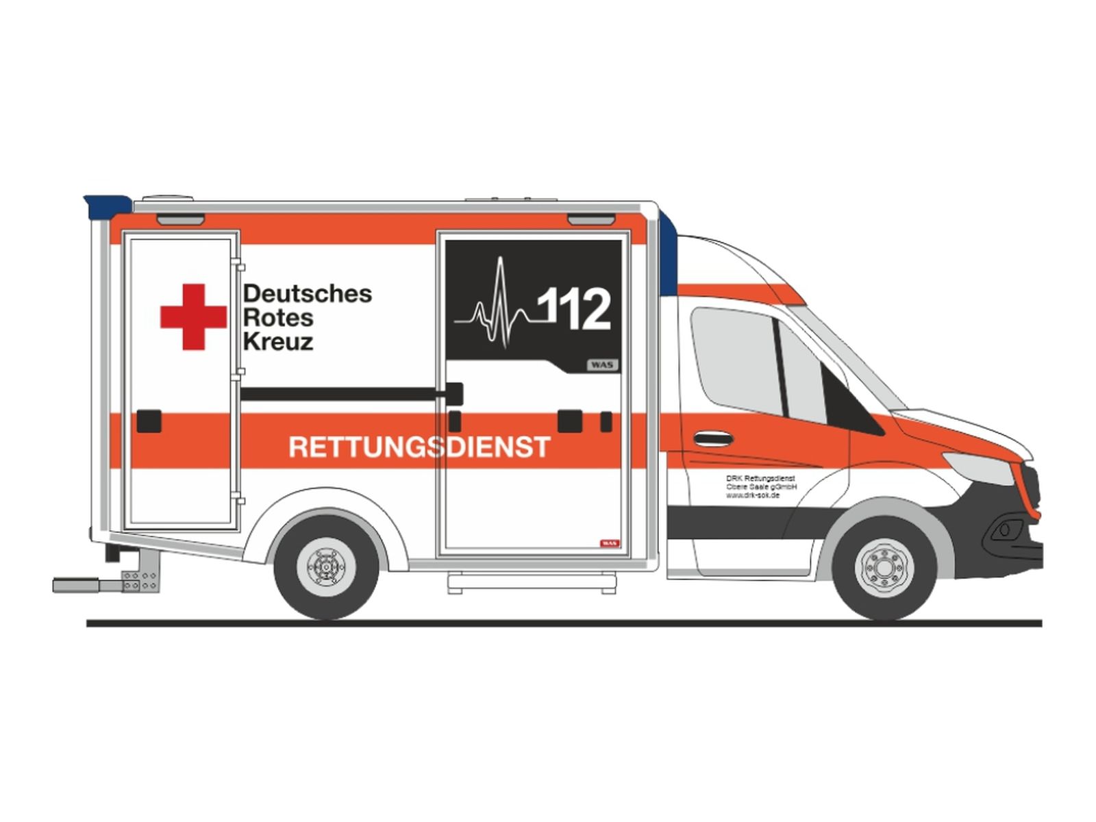 Rietze 76084 - WAS Design-RTW ´18 DRK Rettungsdienst Obere Saale