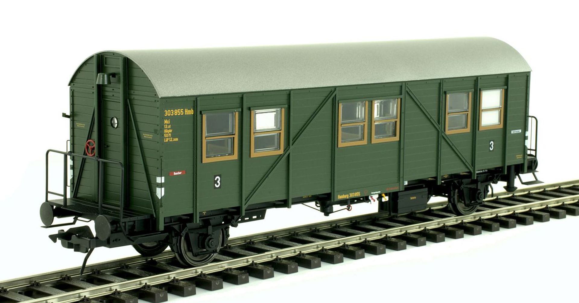 Lenz 41140-04 - Behelfspersonenwagen MCi 43, DB, Ep.III