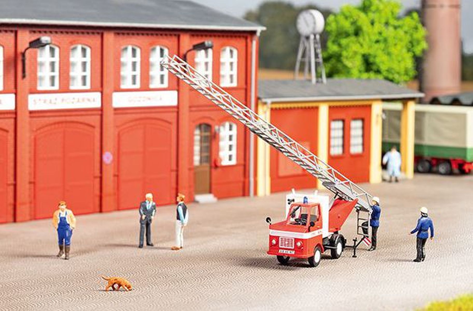 Auhagen 41688 - Multicar M22 Drabina obrotowa strazy pozarnej, Bausatz