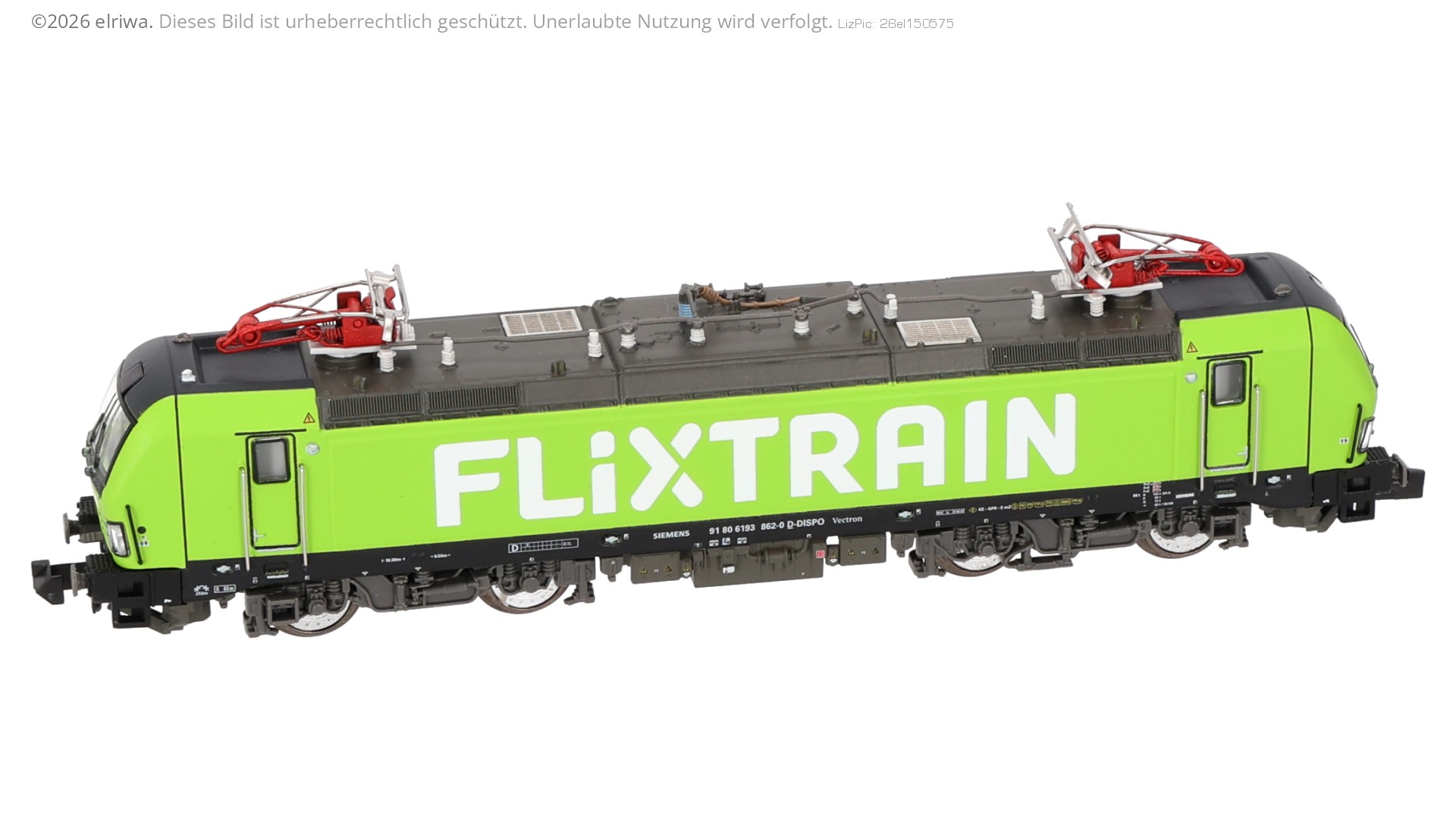 Trix 16835 - E-Lok 193 862-0, Vectron, FlixTrain, Ep.VI, DC-MFX-Sound