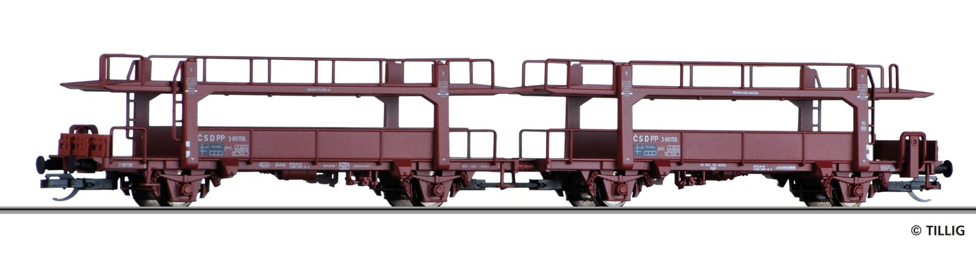 Tillig 502564 - Autotransportwagen PP, CSD, Ep.III