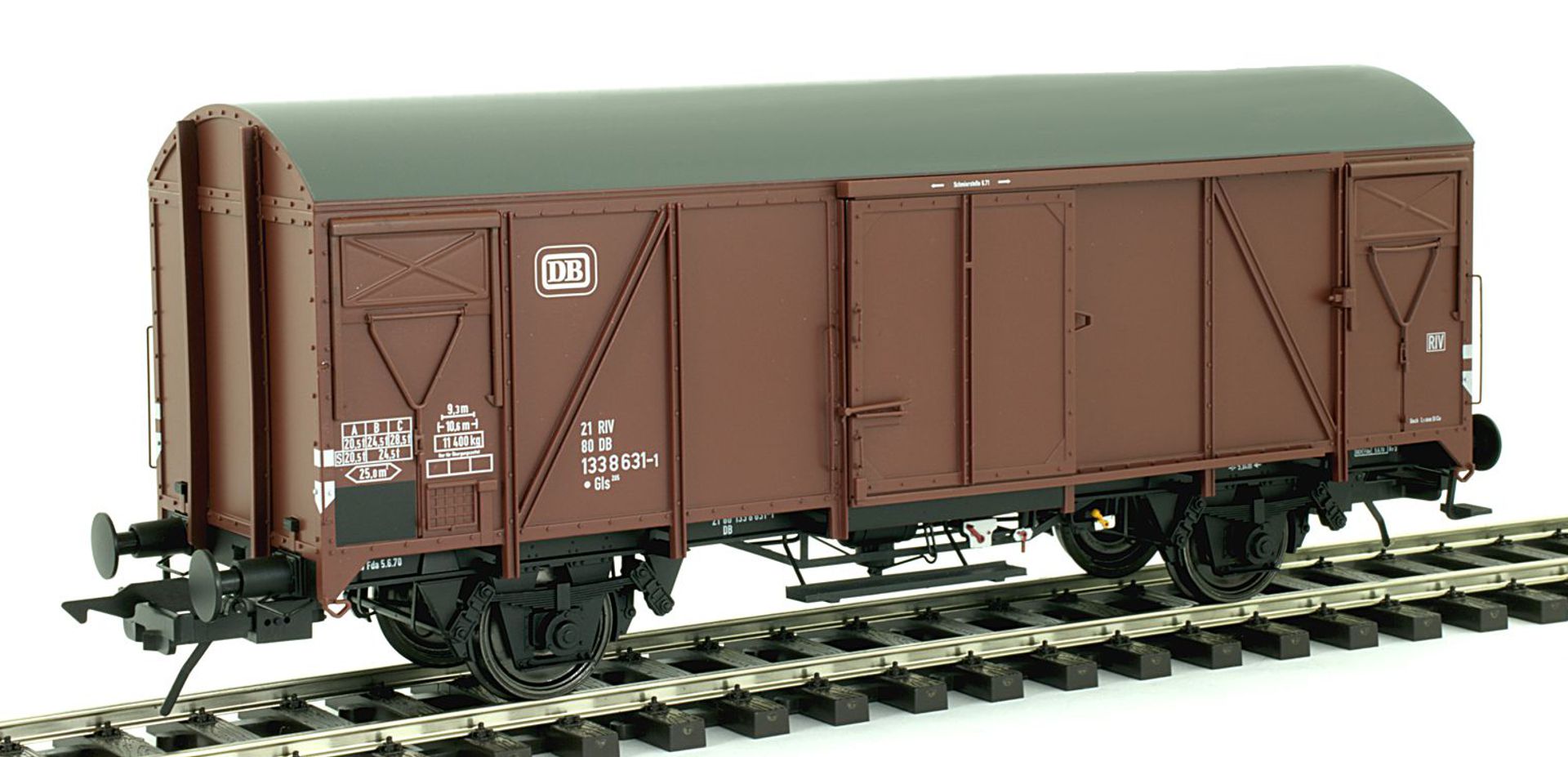 Lenz 42234-06 - Gedeckter Güterwagen Gls 205, DB, Ep.IV, 8 631-1