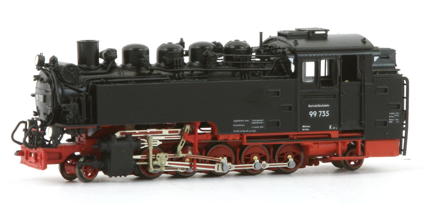 Bemo 1008893 - Dampflok 99 735, DR, Ep.III