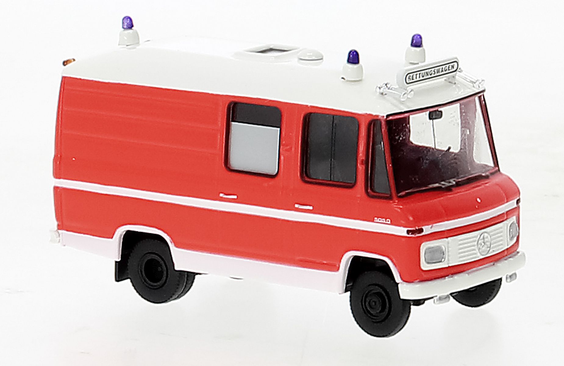 Brekina 36941 - Mercedes L 508 RTW, NRW - altes Design, 1970