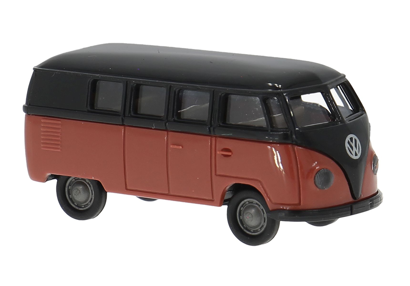 Brekina 31035 - VW T1a Kombi in schwarz/rot