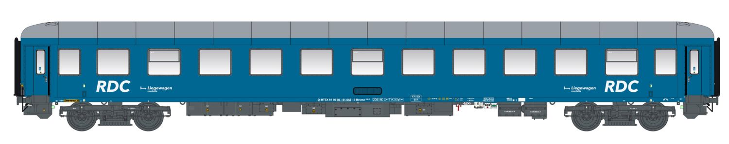 L.S. Models 58522 - Liegewagen Bvcmz 248.5, RDC, Ep.VI