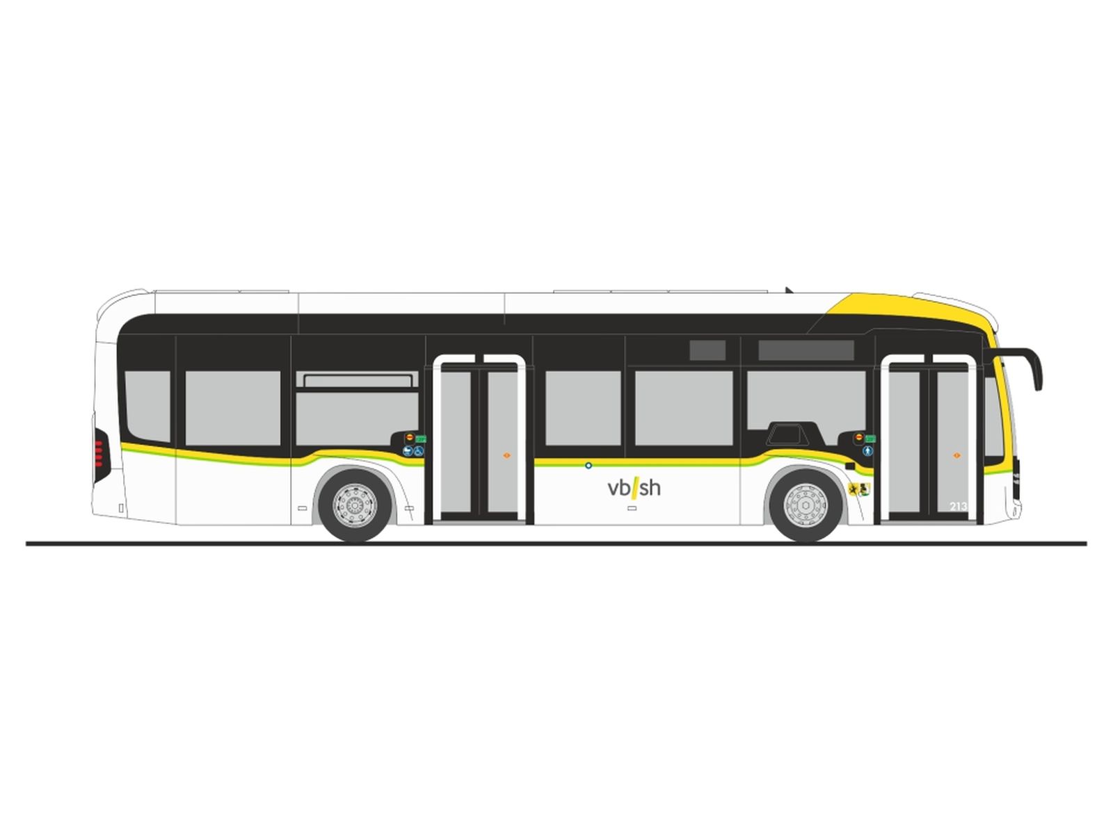Rietze 75625 - Mercedes-Benz eCitaro Verkehrsbetriebe Schaffhausen (CH)