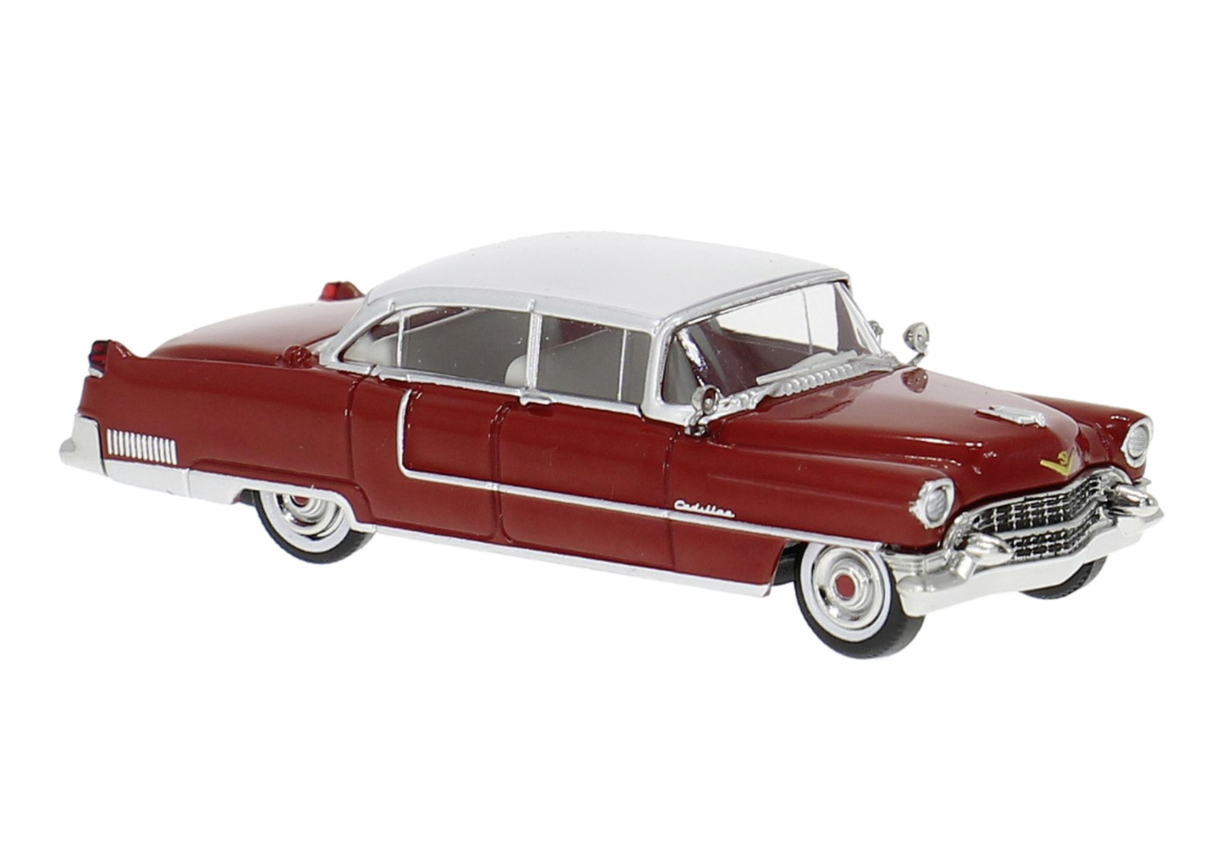 Brekina 18358 - Cadillac Fleetwood 1955, rot/weiß