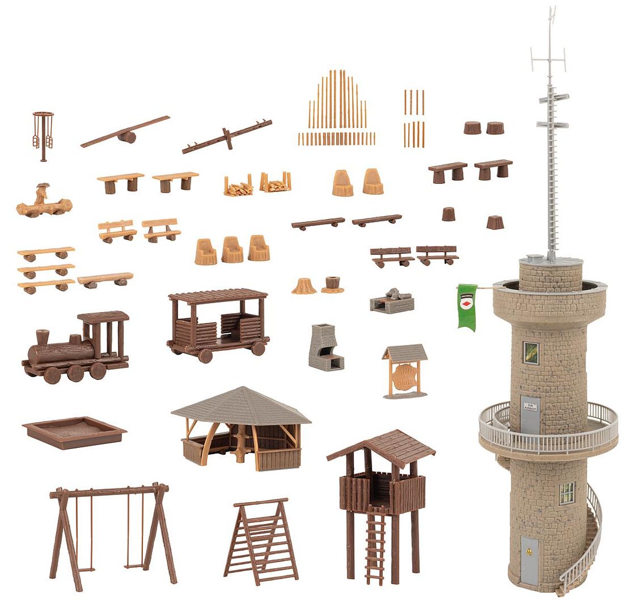 Faller 190036 - Aktions-Set Abenteuerspielplatz