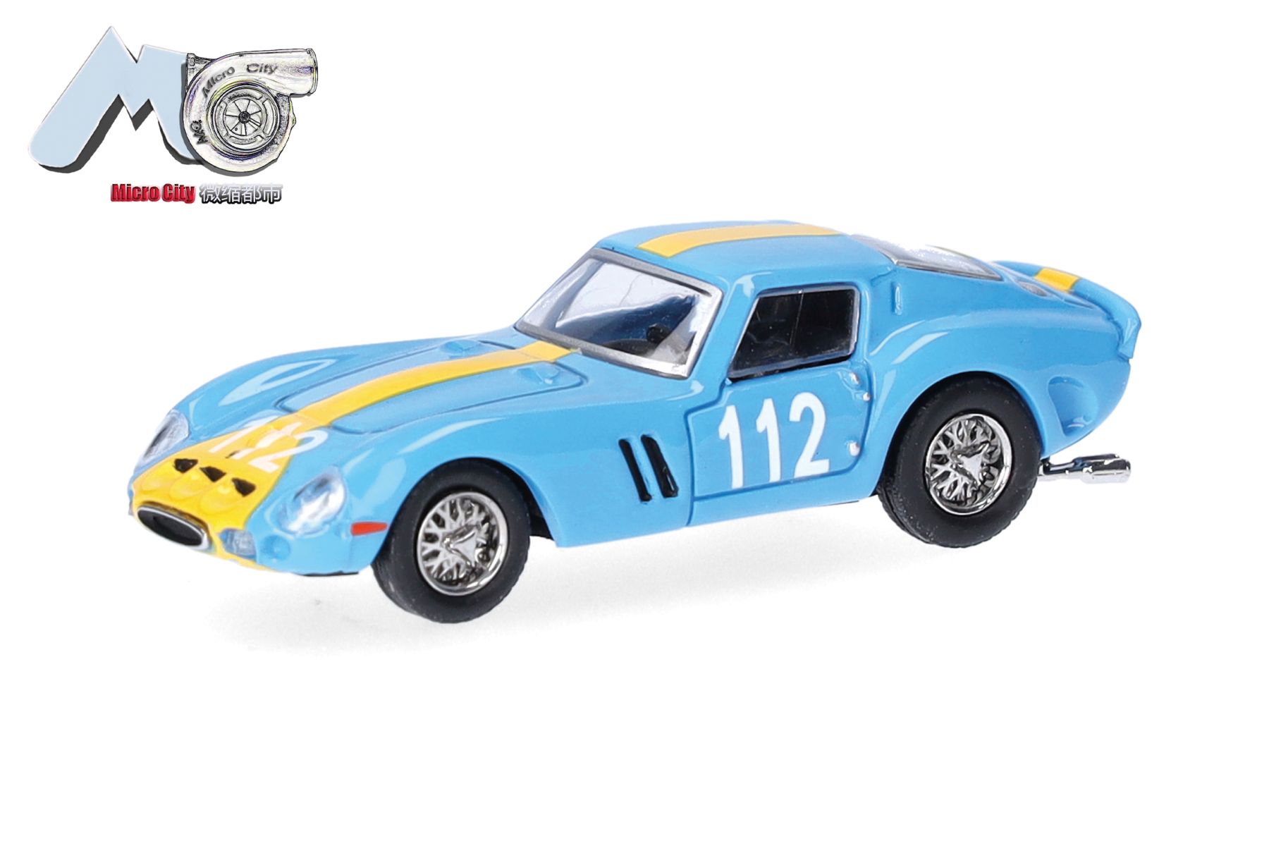 Herpa 87MC000058 - MicroCity: Ferrari 250 GTO "112", blau