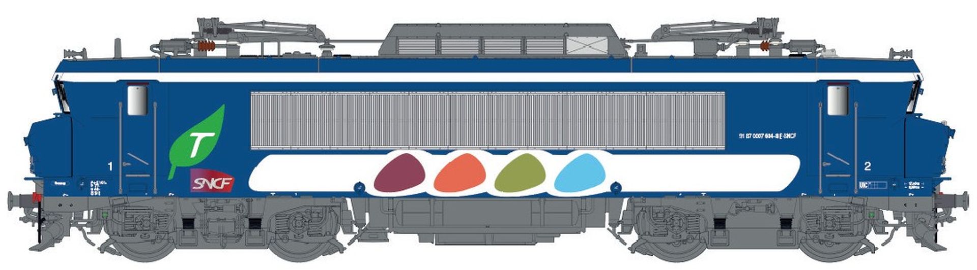 L.S. Models 10455S - E-Lok BB 7613, SNCF, Ep.V-VI, Transilien, DC-Sound