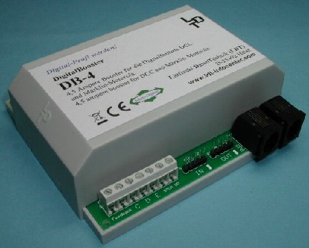 Littfinski 080073 - DB-4-G - Digital-Booster 4.5A, Fertigmodul im Gehäuse