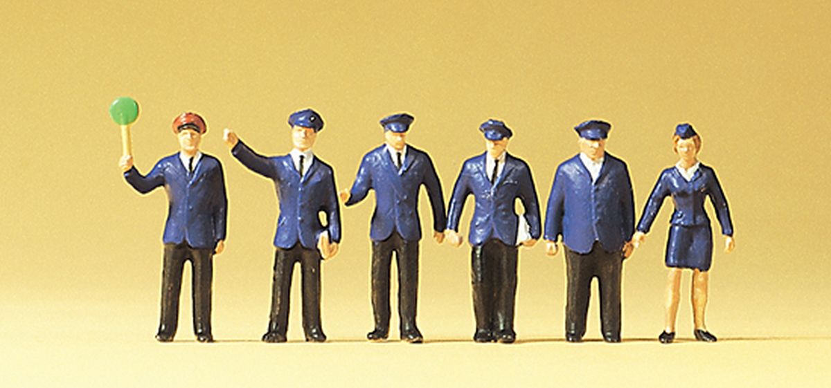 Preiser 14011 - Bahnpersonal DB