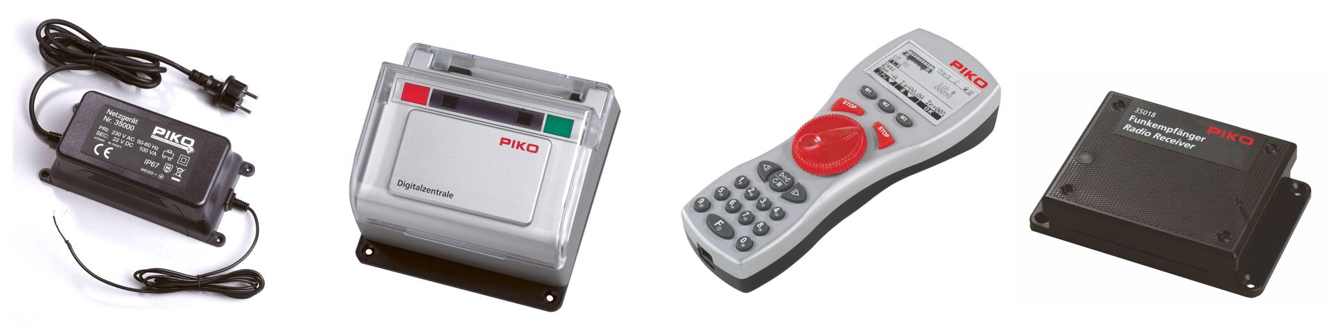 Piko 35000-10-37-38-A24 - Digitales Funk - Startset für die Gartenbahn