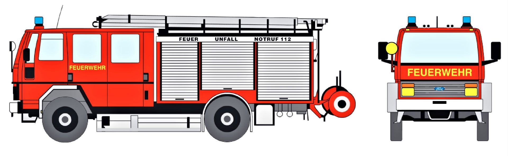 Loewe 4035 - FORD CARGO 1320 - LF 16 - Betriebsfeuerwehr Akzo Nobel