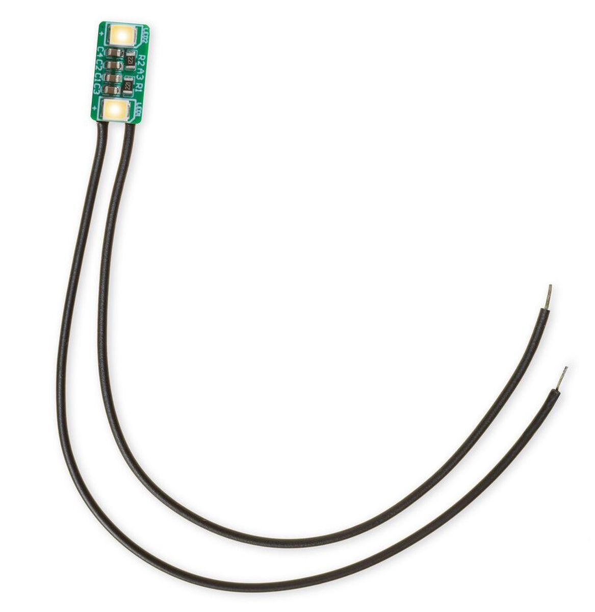 Noch 51280 - micro-rooms Doppel-LED, kalt-weiß, Gebäude-Innenbeleuchtung, 4 Stück