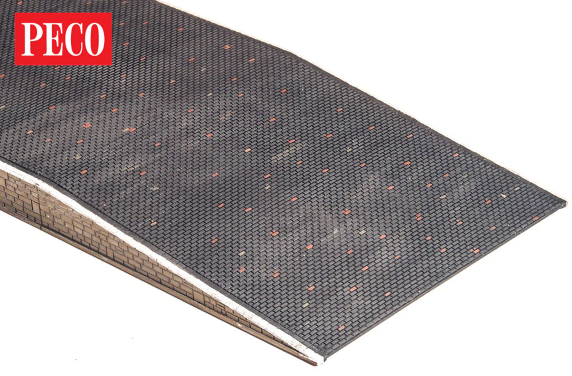 Peco LK-12106 - 2 Auffahrten, 2 Paare 75 mm, Stein