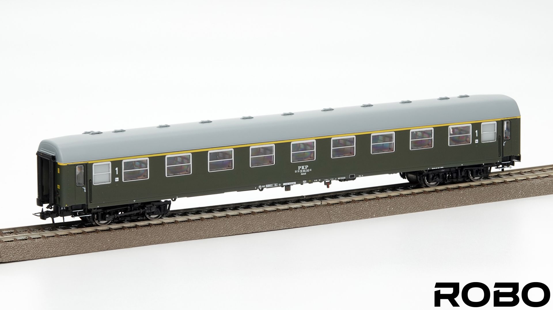 Robo 211020 - Personenwagen 112Ag, 1. Klasse, PKP, Ep.IV