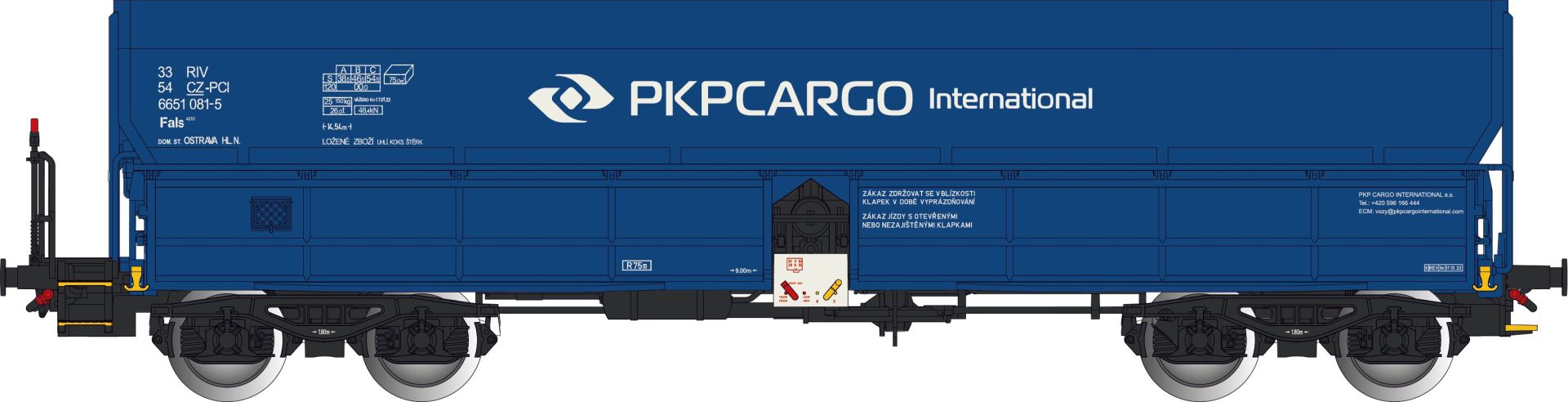 Albert Modell 665050 - Offener Güterwagen Fals, CZ-PCI, Ep.VI