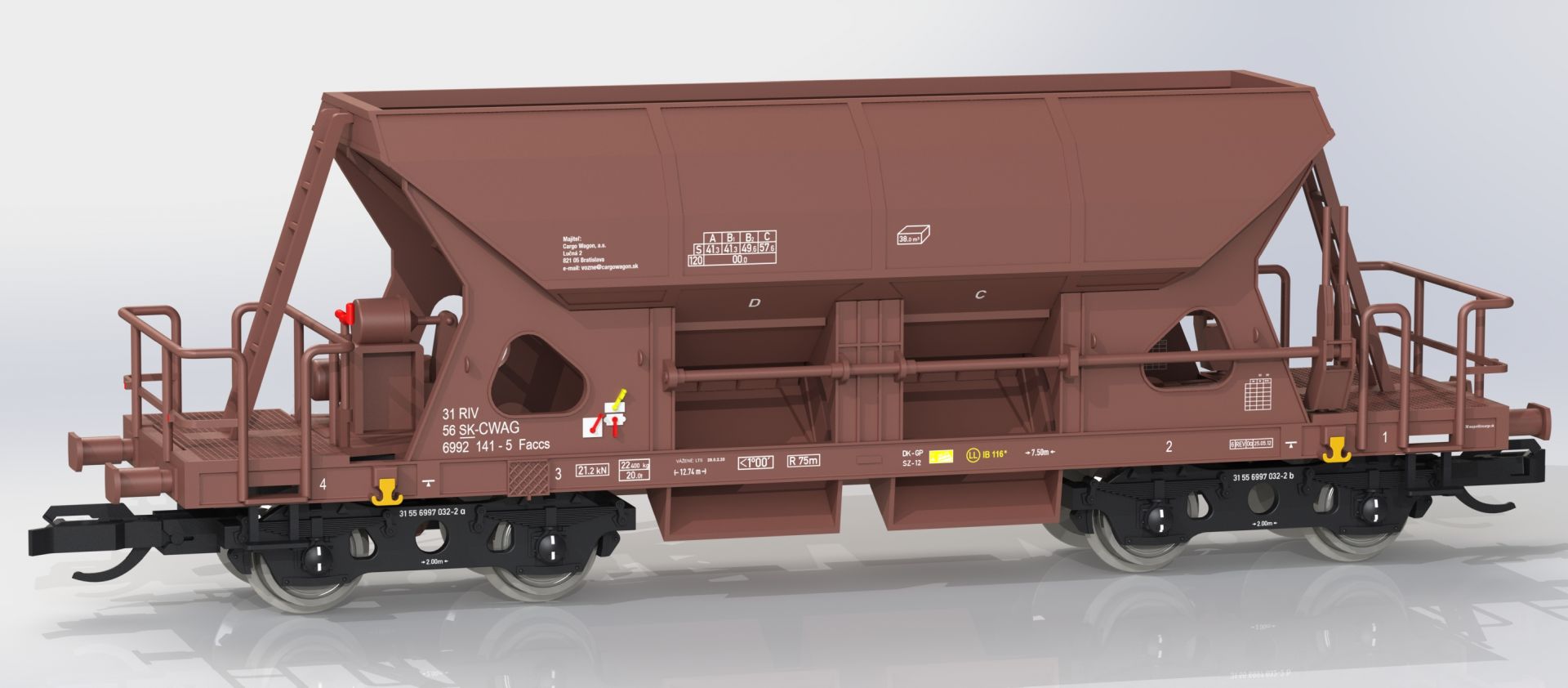 igra 96500025 - Selbstentladewagen Faccs, Cargo-Wagon, Ep.VI