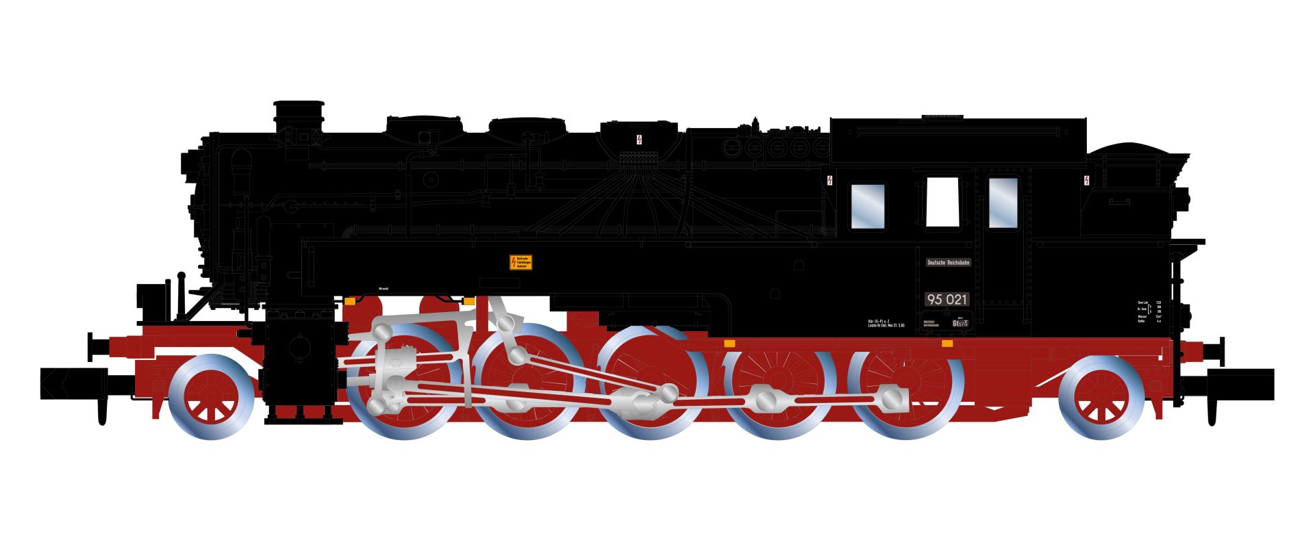 Arnold HN2597 - Dampflok 95 021, DR, Ep.III