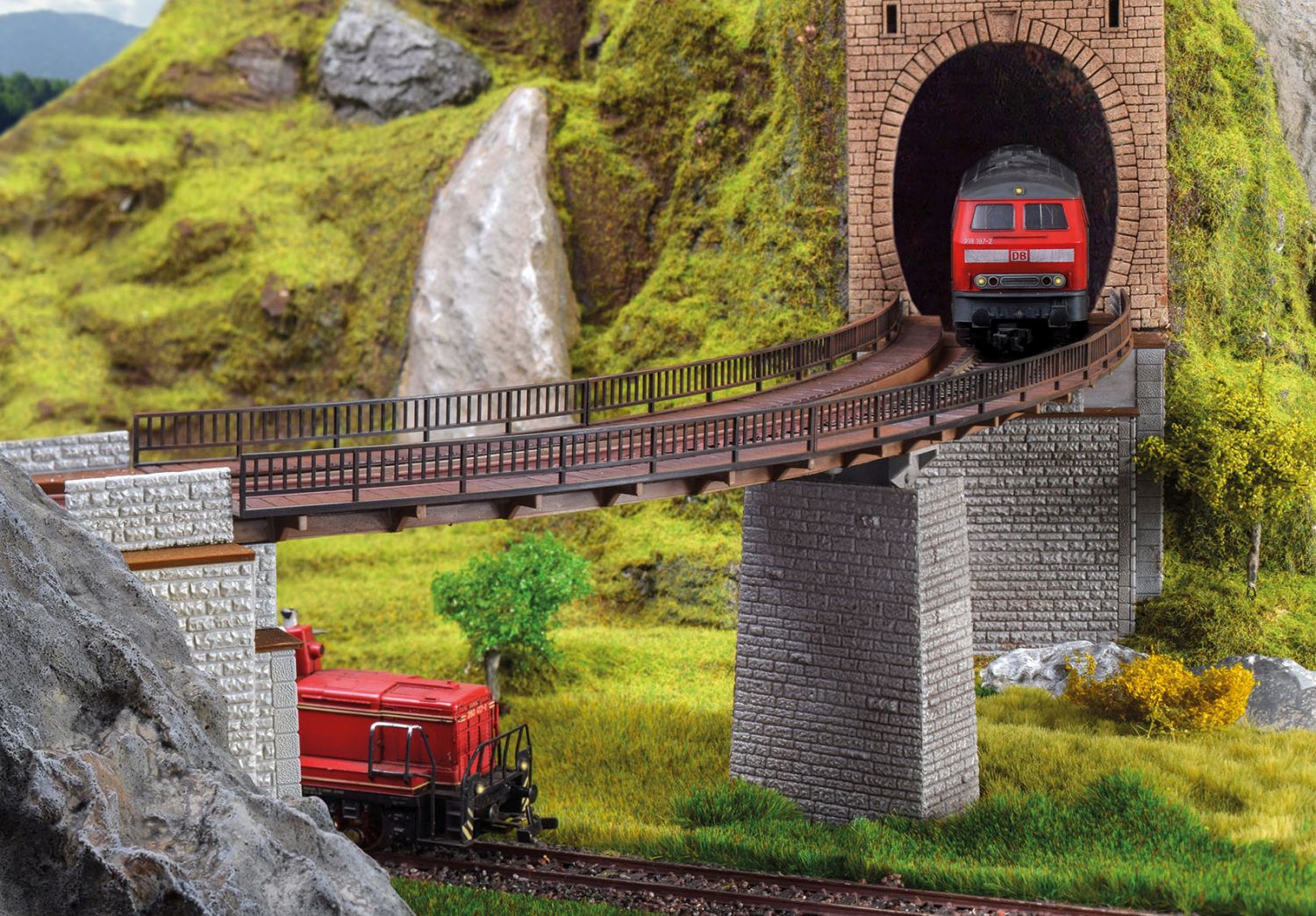 Vollmer 42547 - Trogbrücke, gebogen