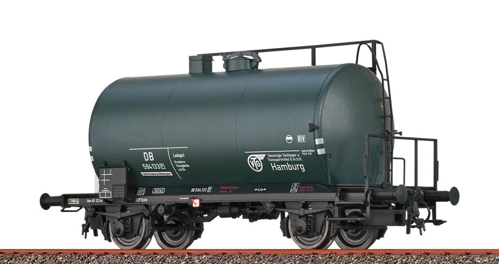 Brawa 51156 - Leichtbaukesselwagen Uerdingen Z [P] 'VTG', DB, Ep.III