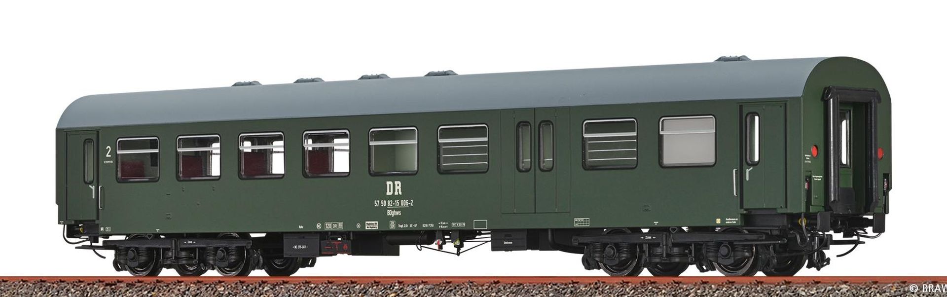 Brawa 51324 - Personenwagen Bghwe, DR, Ep.IV