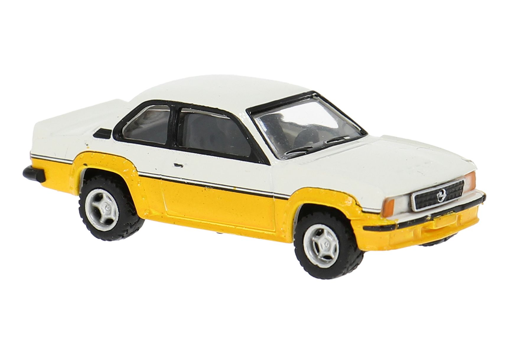 Brekina 20773 - Opel Ascona B i400, gelb/weiß