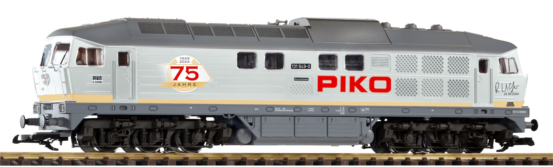 Piko 37585 - Diesellok BR 131 im Überraschungsdesign 'Piko Jubiläum'