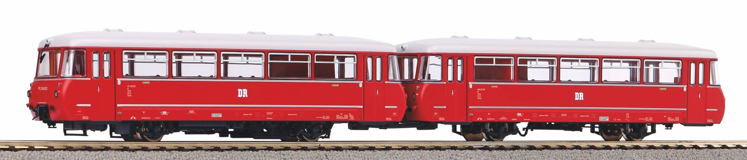 Piko 52890 - Triebwagen VT 2.09 und Beiwagen VB 2.09, DR, Ep.III