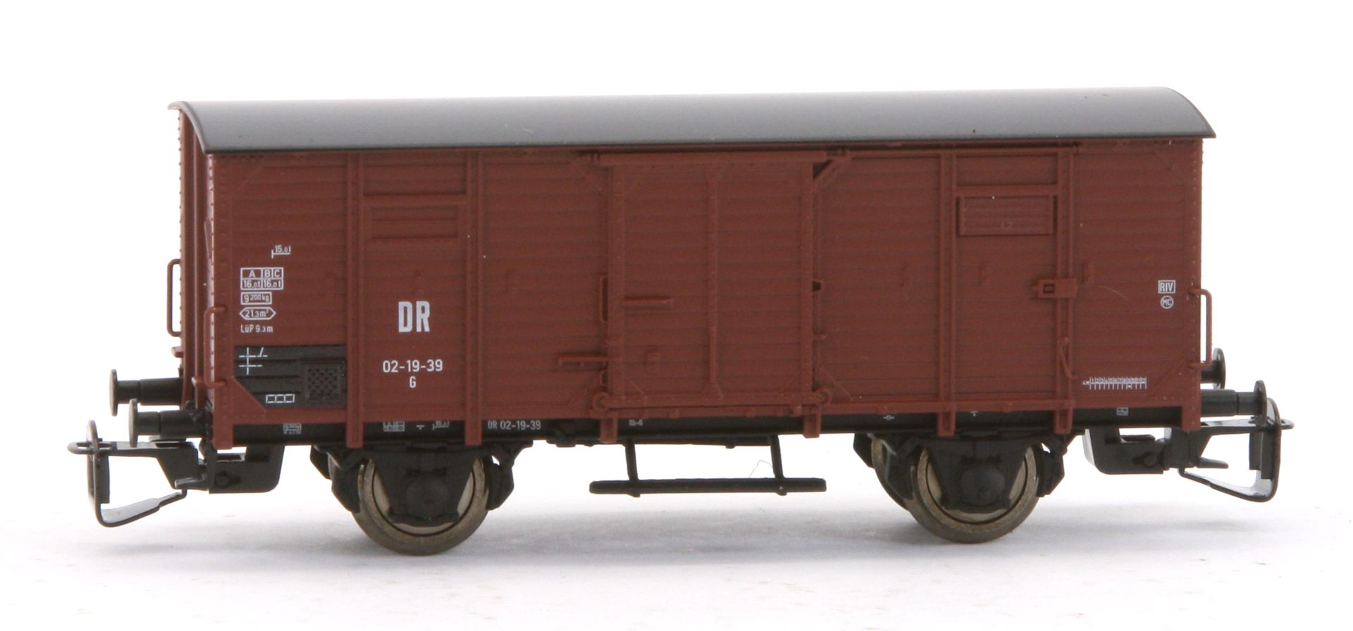Piko 47761-2 - Gedeckter Güterwagen G02 ohne Bremserhaus, DR, Ep.III