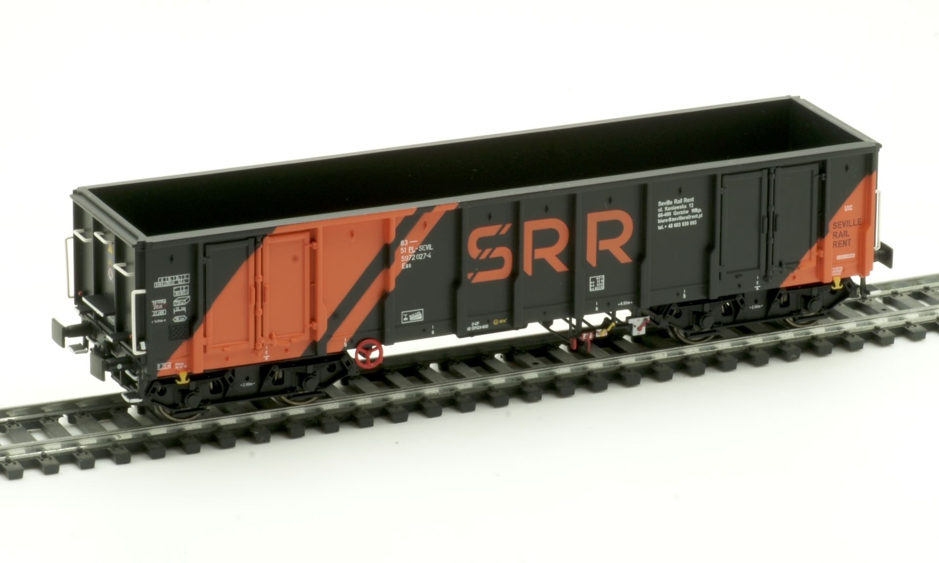 Albert Modell 597045 - Offener Güterwagen Eas, PL-SEVIL, Ep.VI 'SRR'