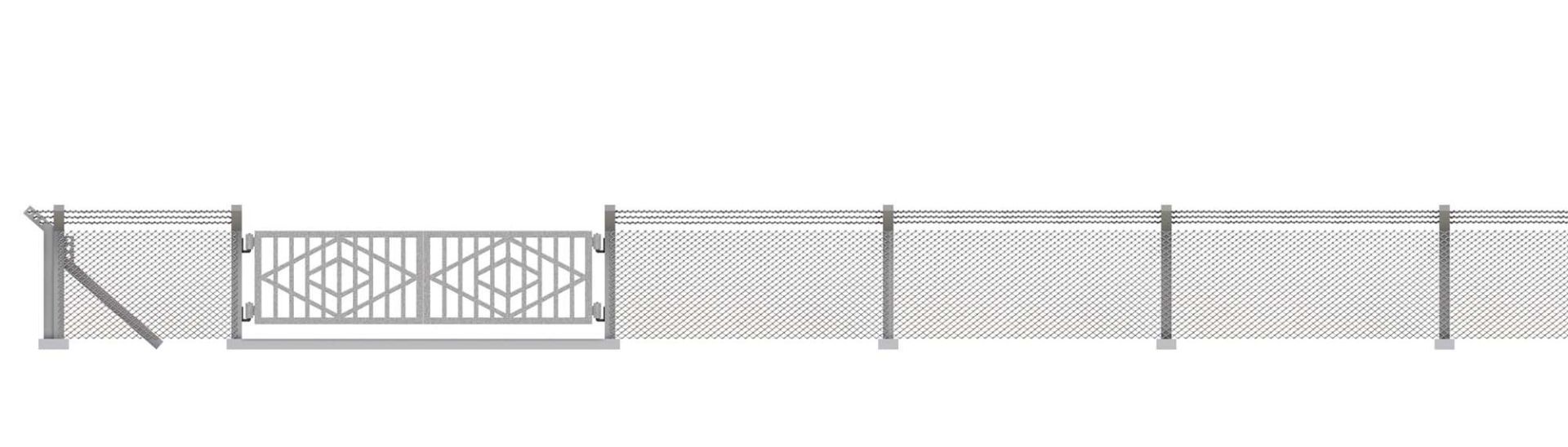 Busch 1019 - Industriezaun, 1000 mm Busch 1019 - Industriezaun, 1000 mm