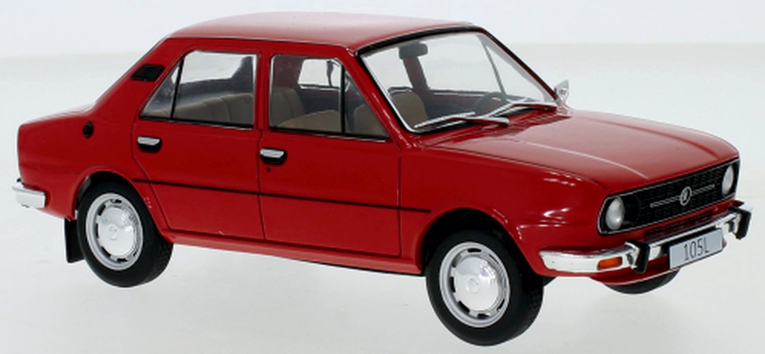 Günsel WB124099 - IXO - Skoda 105L, rot, 1976