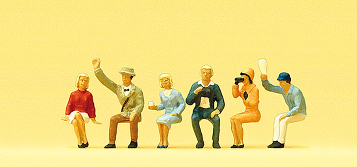 Preiser 10025 - Sitzende Zuschauer