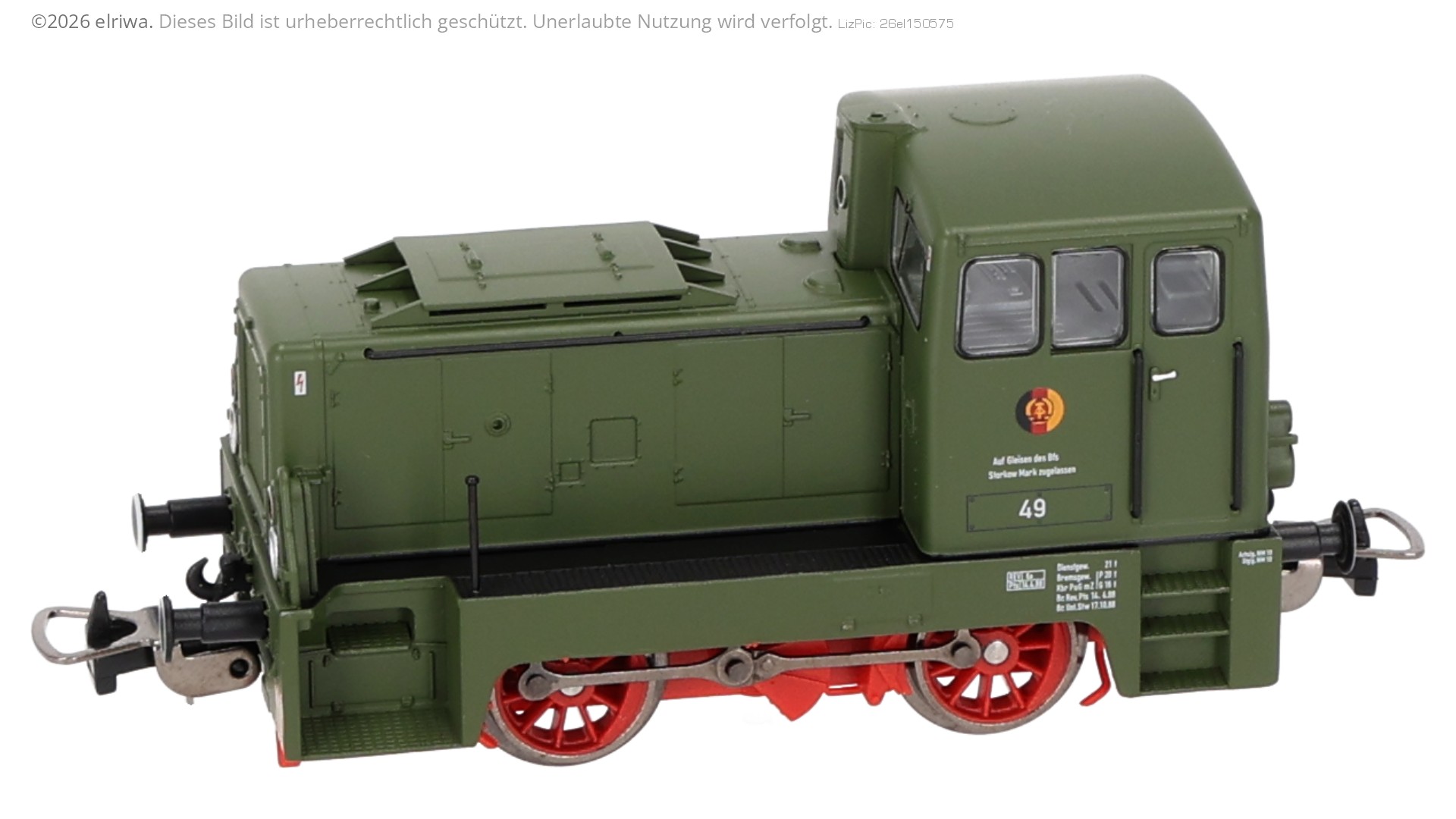 Piko 71337-ZH - Diesellok V 22 Nr. 49, NVA, Ep.IV, Zimo-Henning-Sound