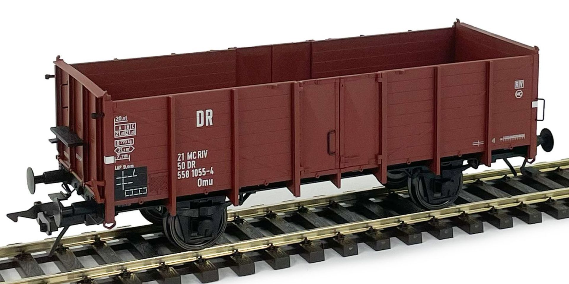 Lenz 42112-03 - Hochbordwagen Om12, Leitungswagen, DR, Ep.IV