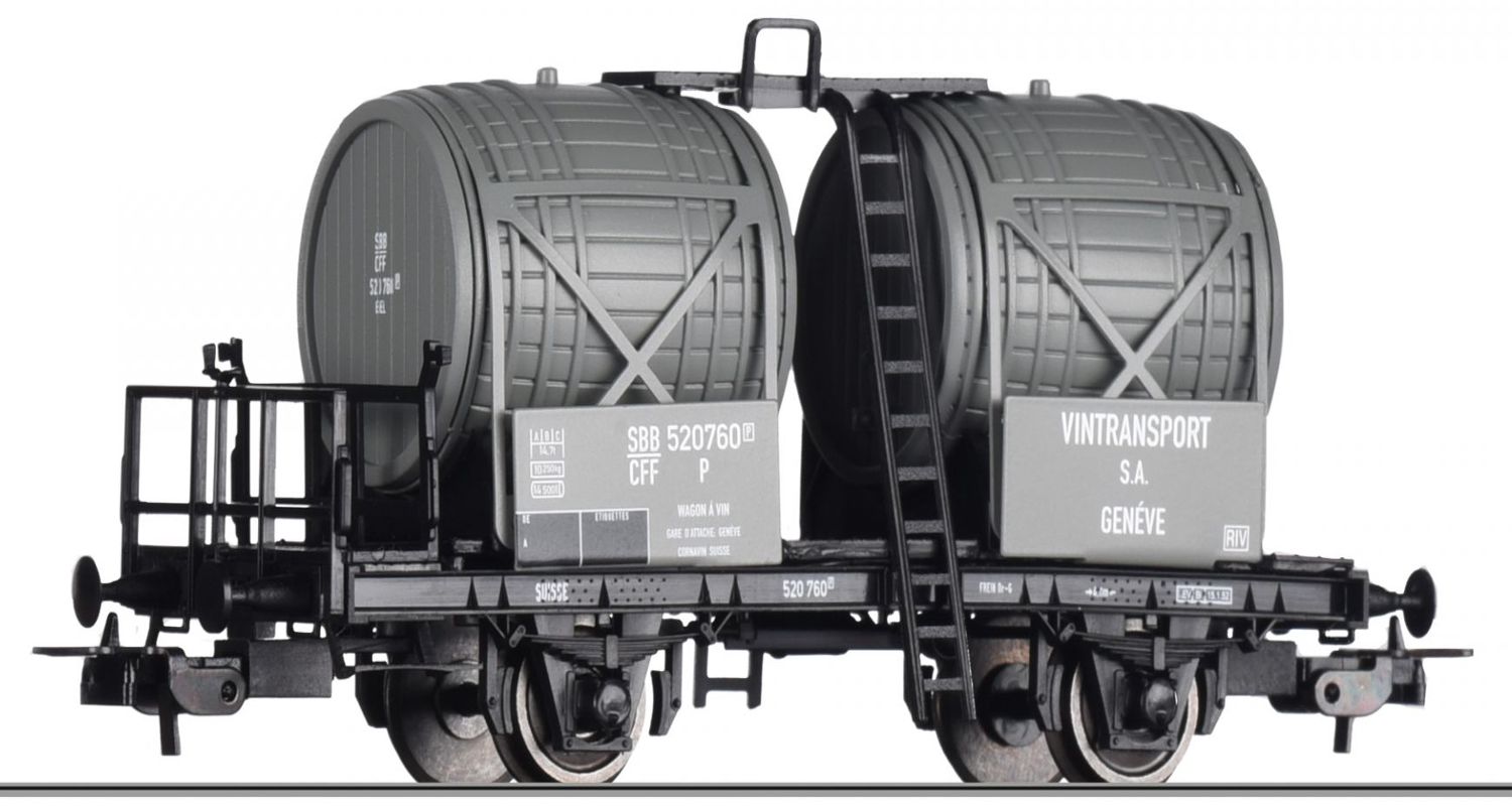Tillig 76791 - Weinfasswagen, SBB, Ep.III 'Vintransport S.A. Geneve'