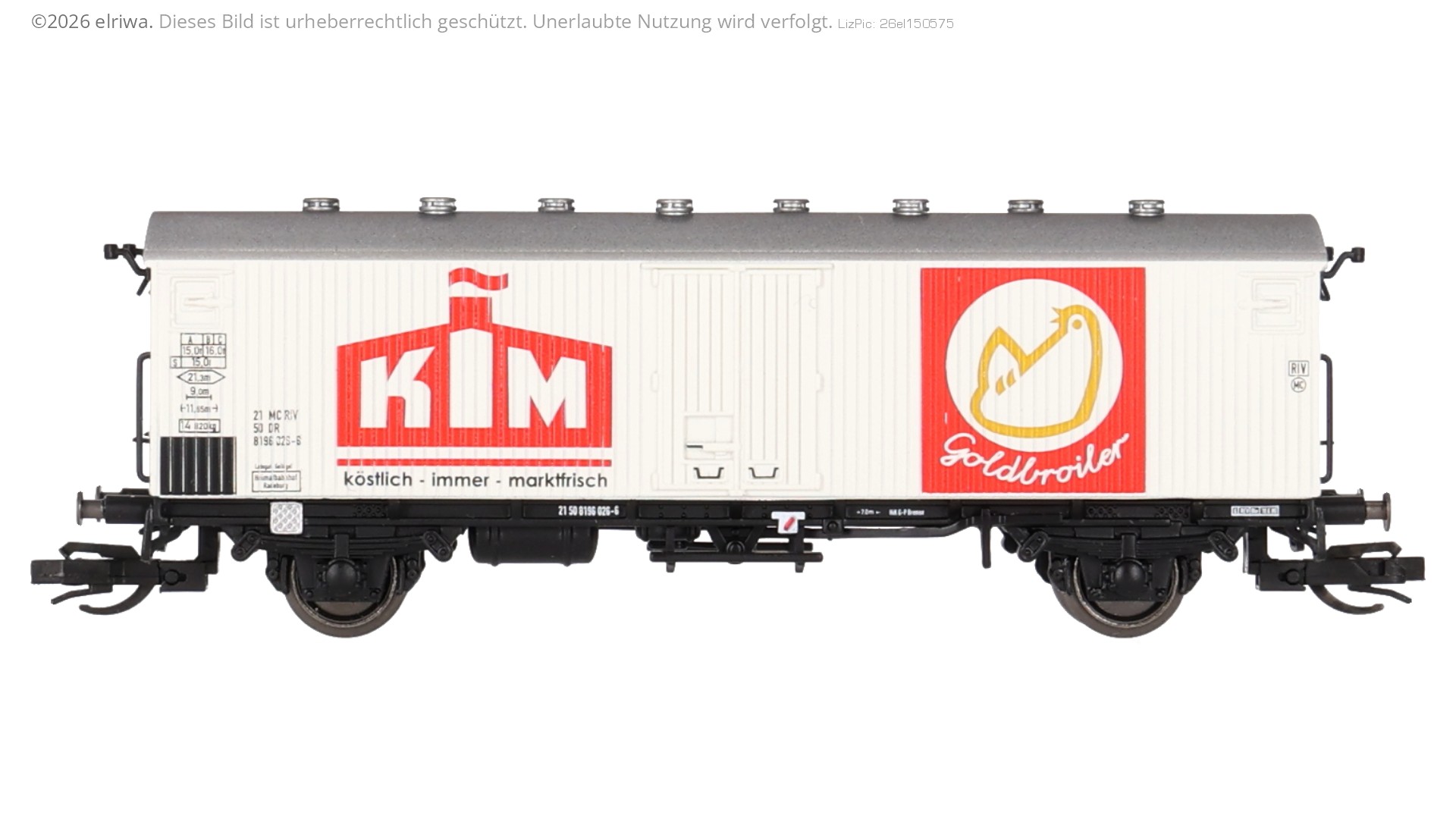 Arnold HN9777 - Fährbootkühlwagen, DR, Ep.IV 'KIM Broiler''
