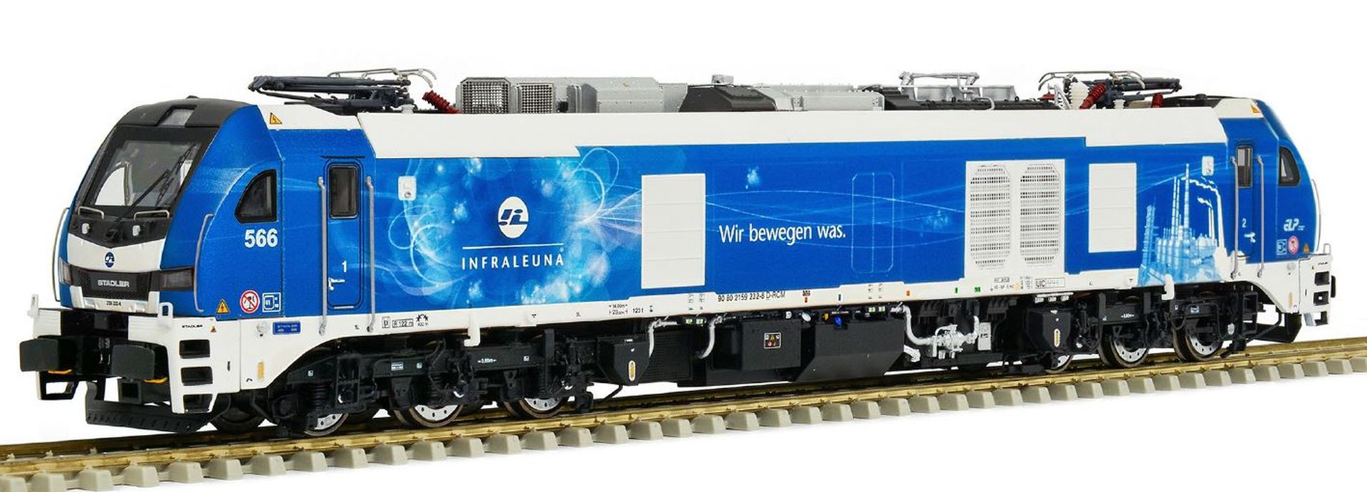 Sudexpress S1592321 - Stadler Dual-Mode Lok 159 232-8, InfraLeuna, Ep.VI