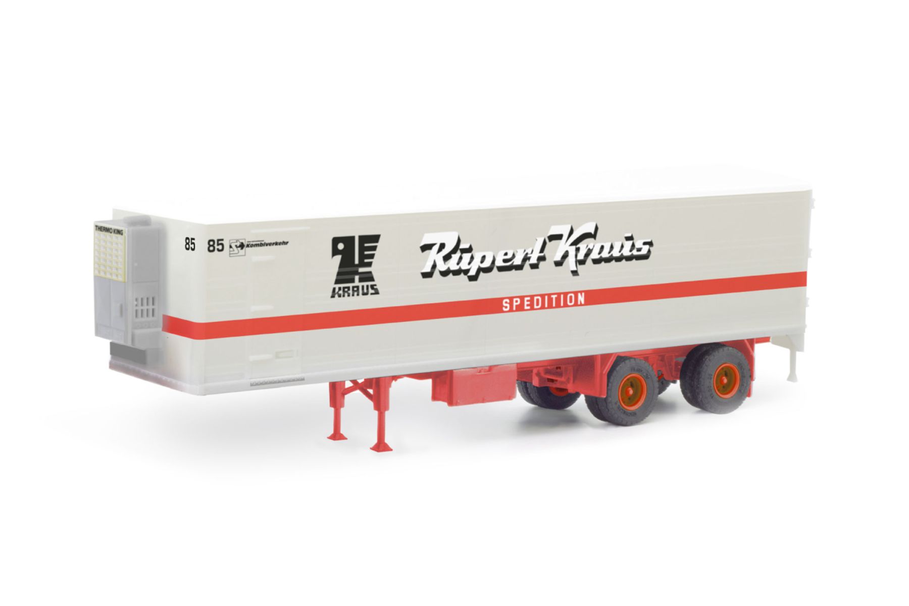Herpa 87MBS026505 - Kühlkofferauflieger "Rupert Kraus"