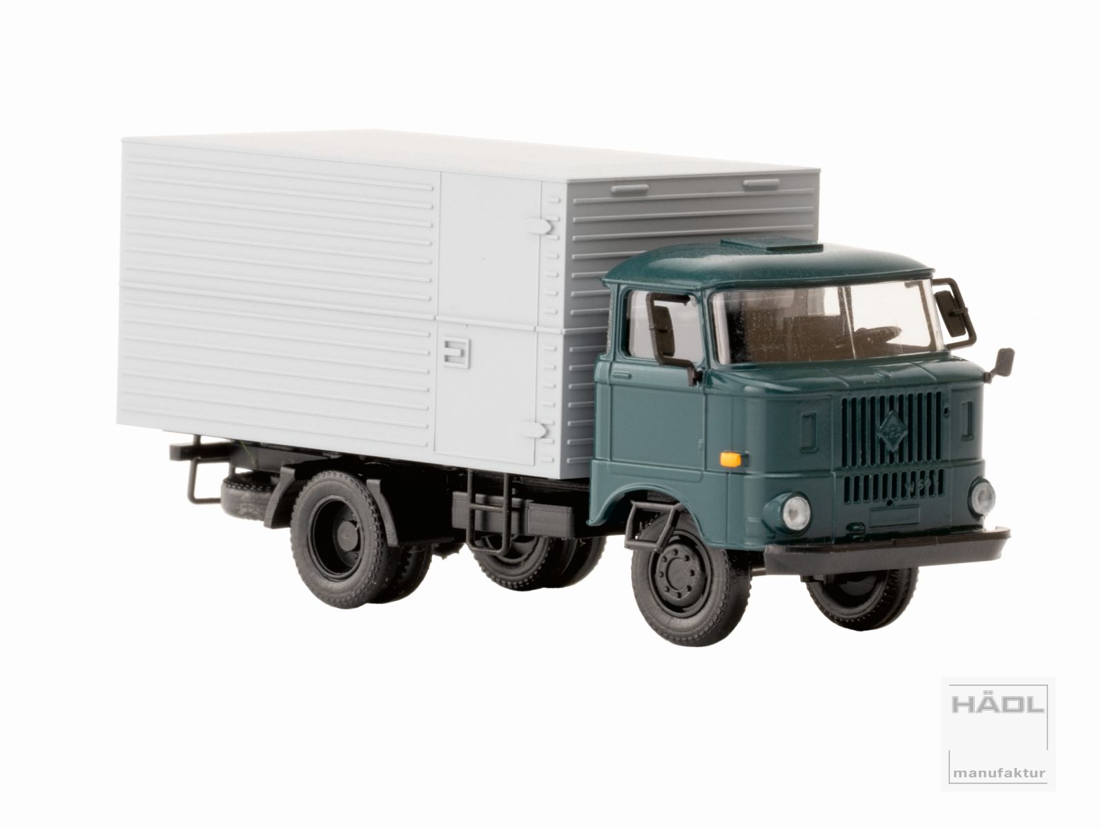 Hädl 121054-12 - IFA W50L Stahlleichtbaukoffer, Blaugrün