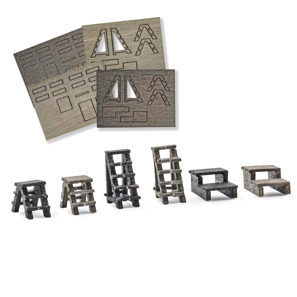 Busch 1859 - Aufstiege und Leitern