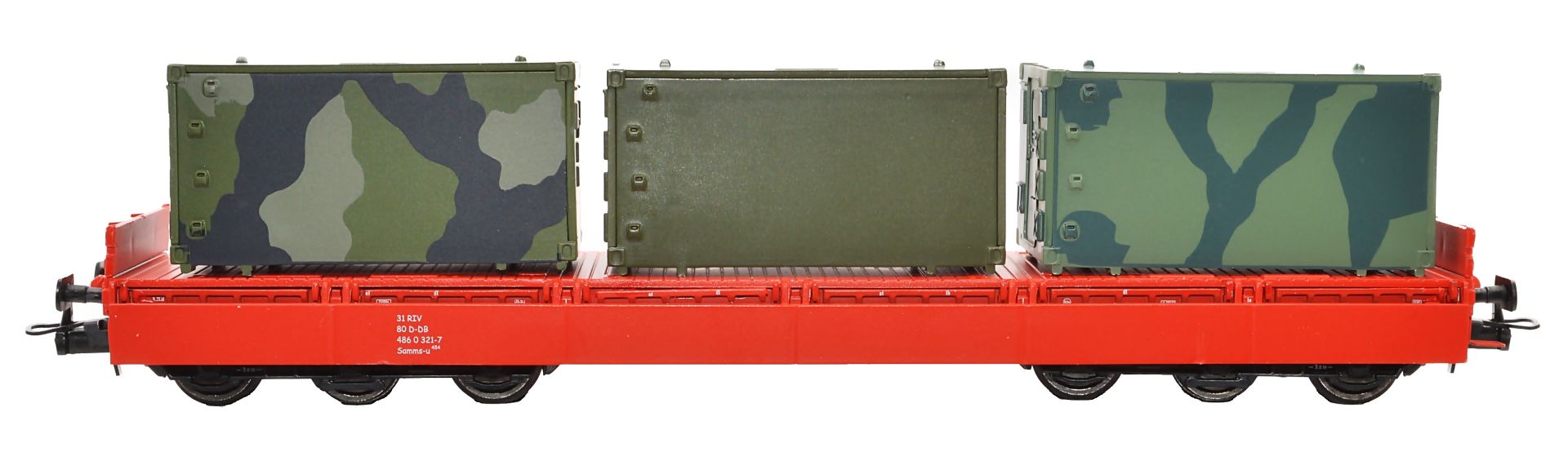 NPE NW 22944 - Schwerlastwagen Samms-u 454 mit 3 FM 2 Kabinen, DBAG, Ep.V