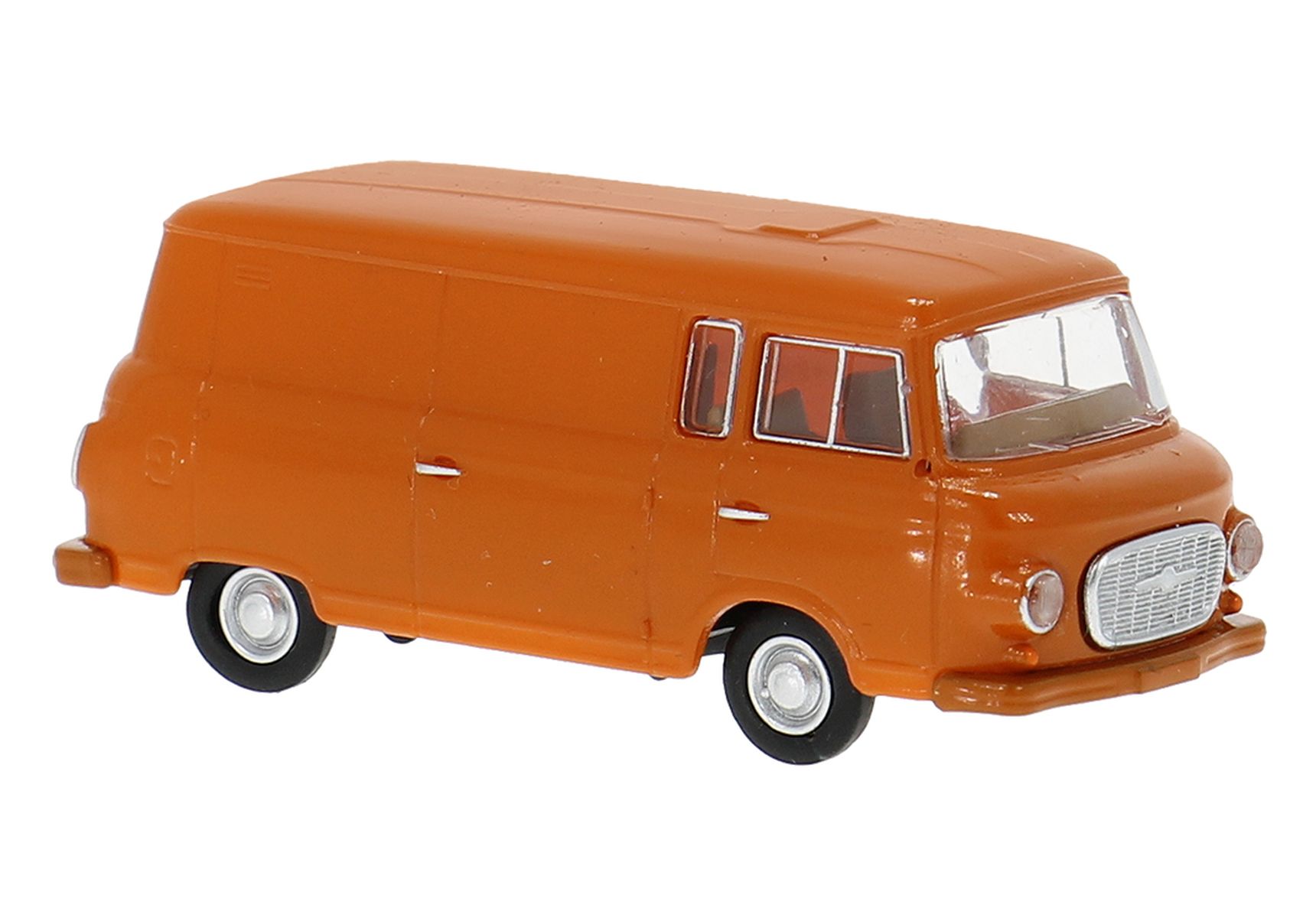 Brekina 30124 - Barkas B 1000 Kasten, dunkelorange, 1962