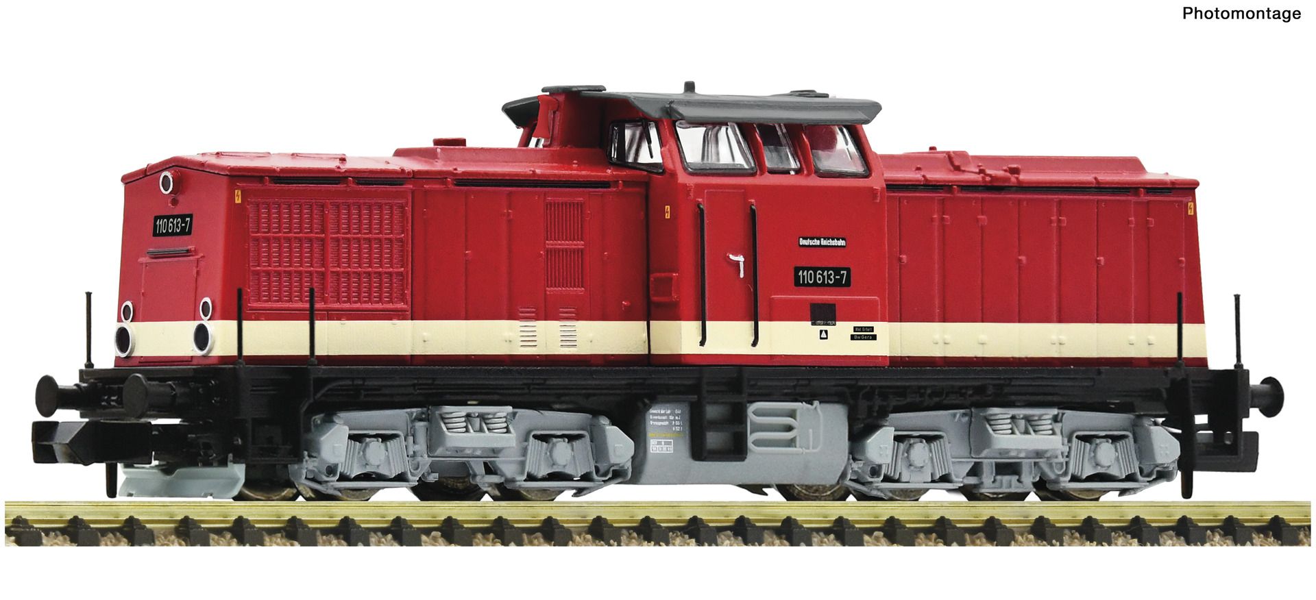Fleischmann 7370046 - Diesellok 110 613-7, DR, Ep.IV, DC-Sound